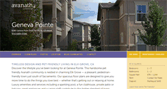 Desktop Screenshot of genevapointe.com